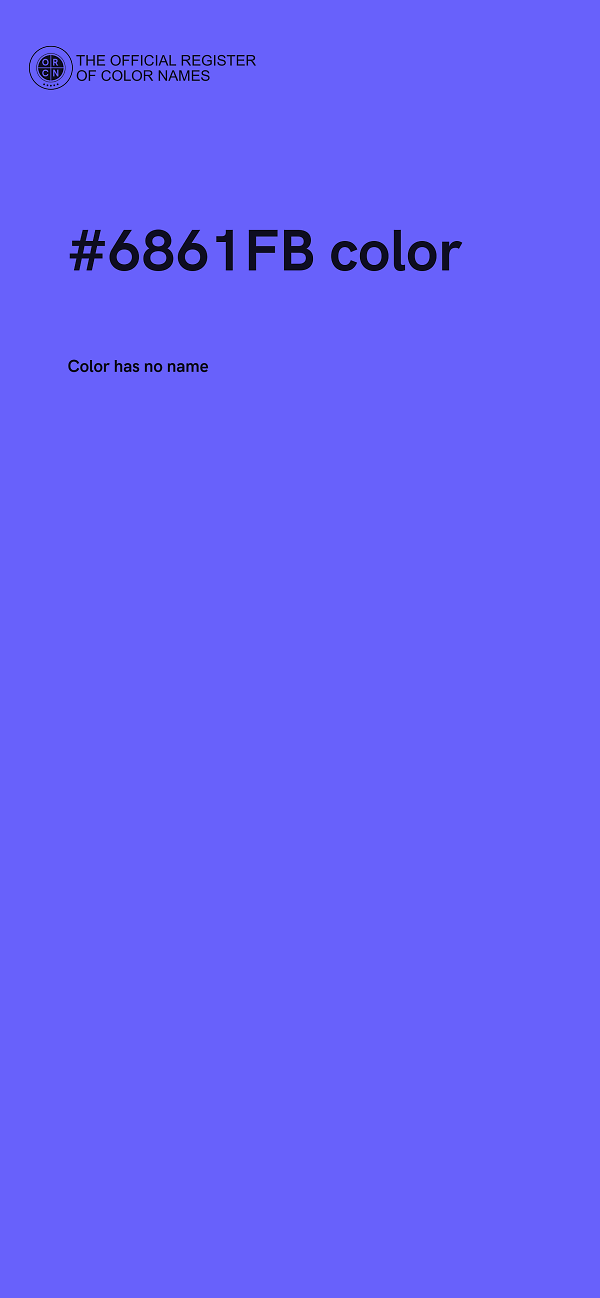#6861FB color image
