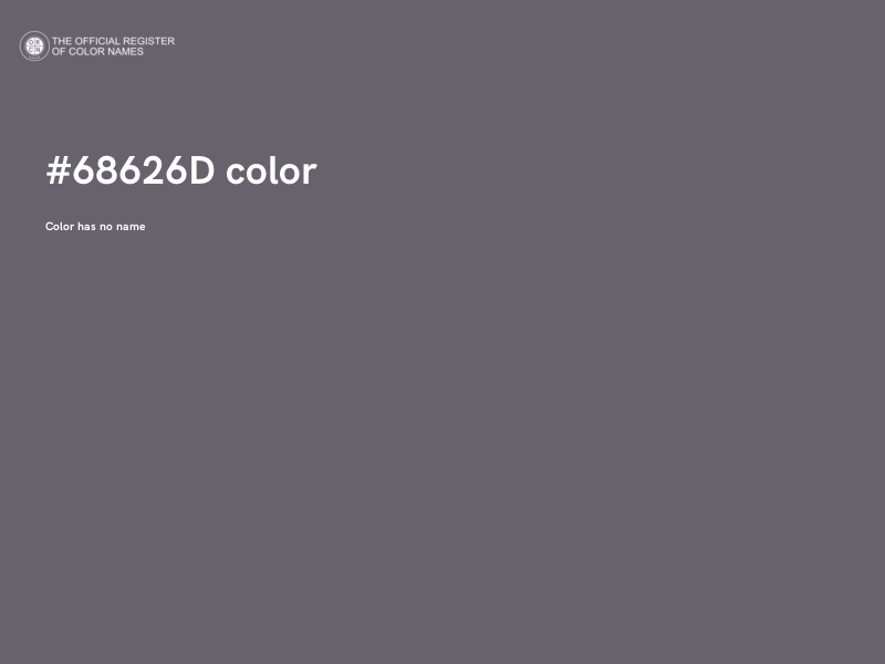 #68626D color image