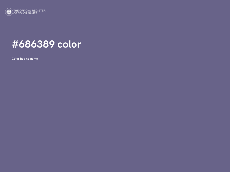 #686389 color image