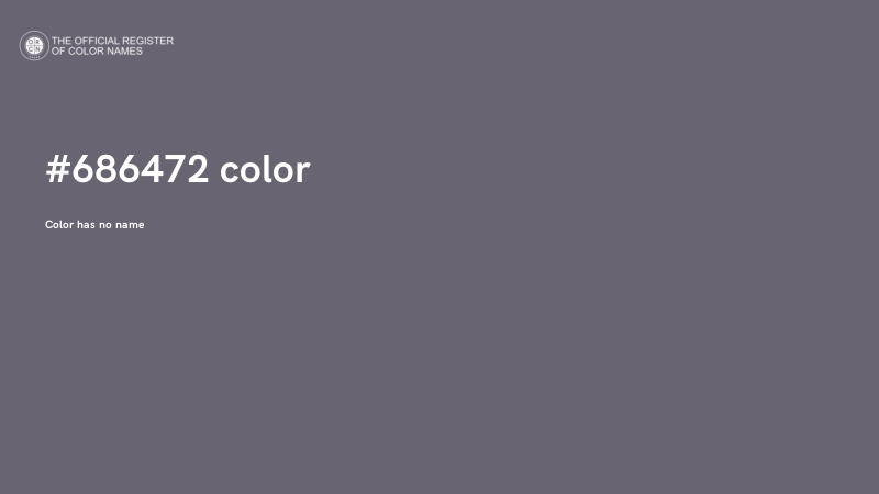 #686472 color image