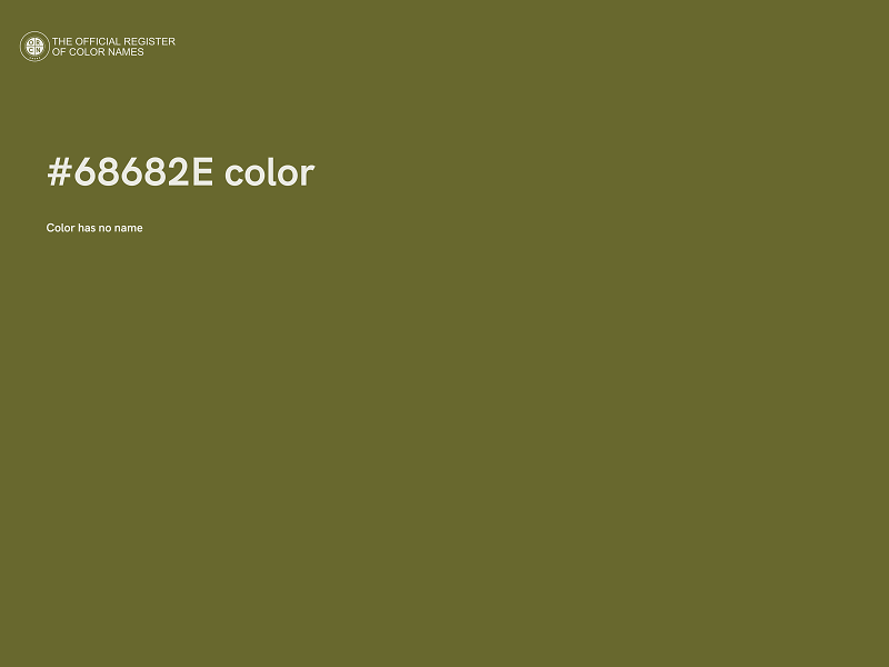 #68682E color image