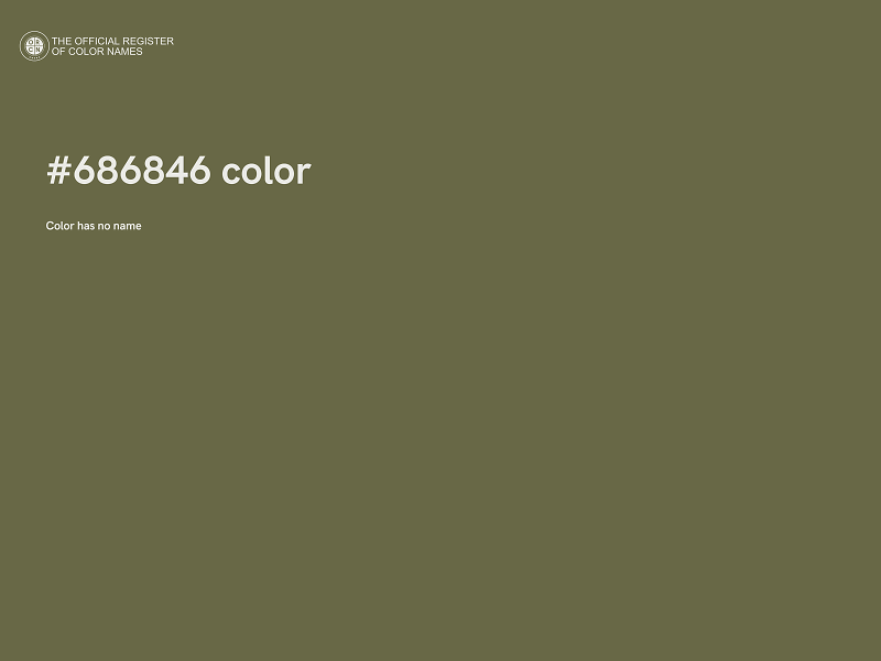 #686846 color image