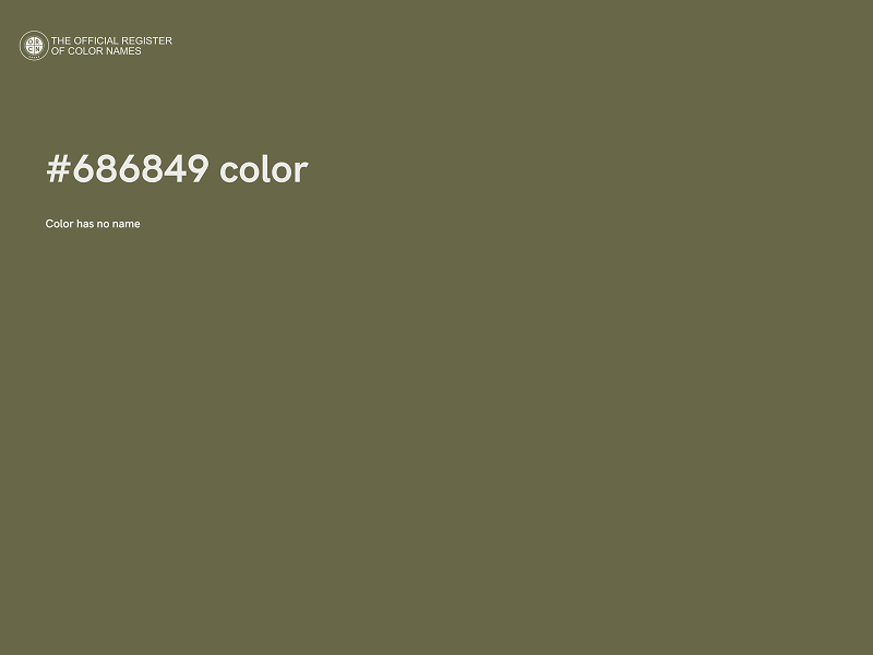 #686849 color image