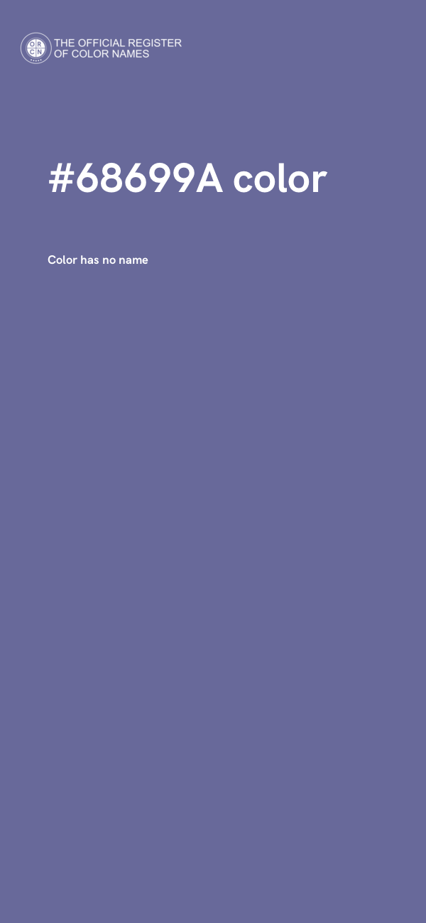 #68699A color image