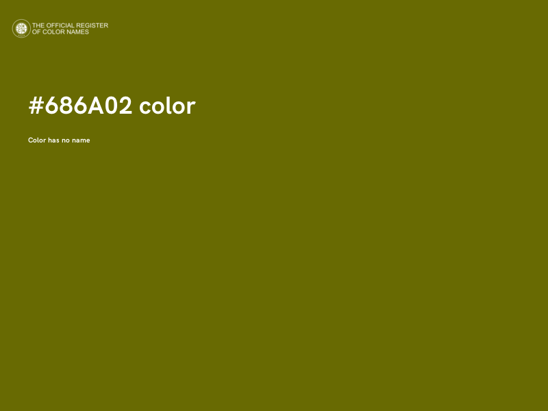 #686A02 color image