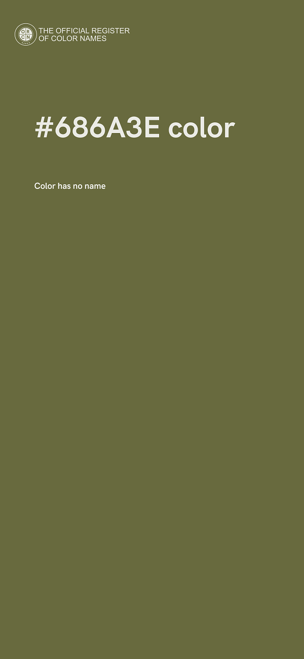 #686A3E color image