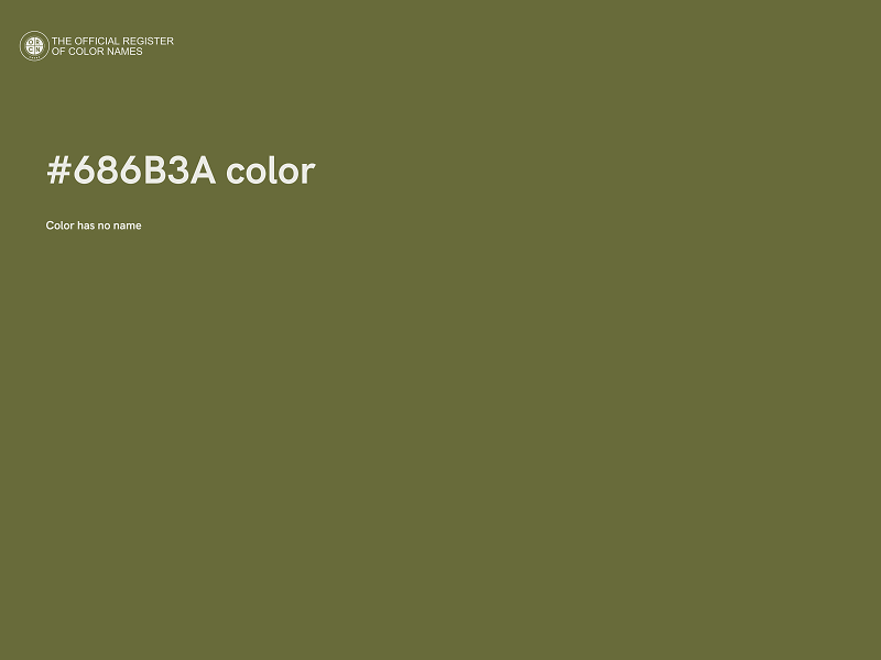 #686B3A color image