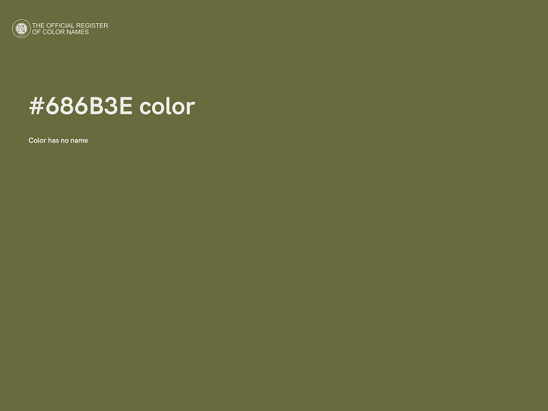 #686B3E color image