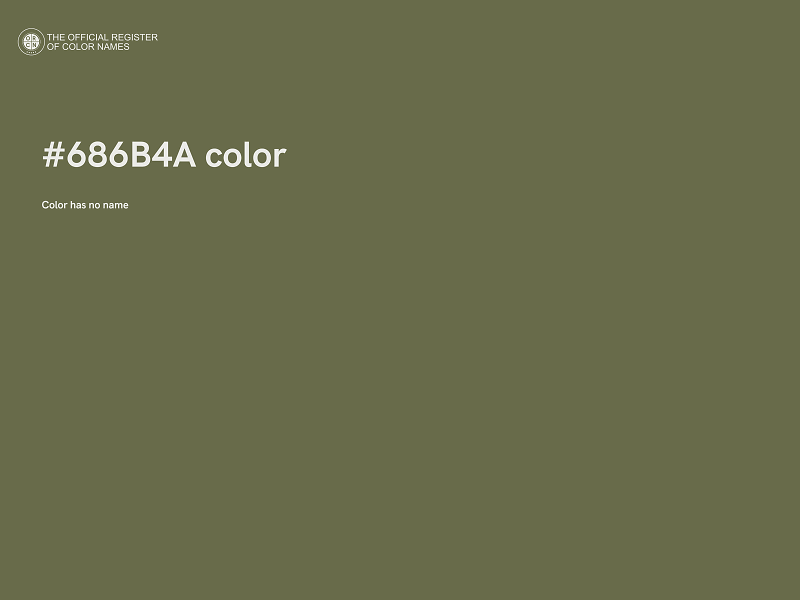 #686B4A color image