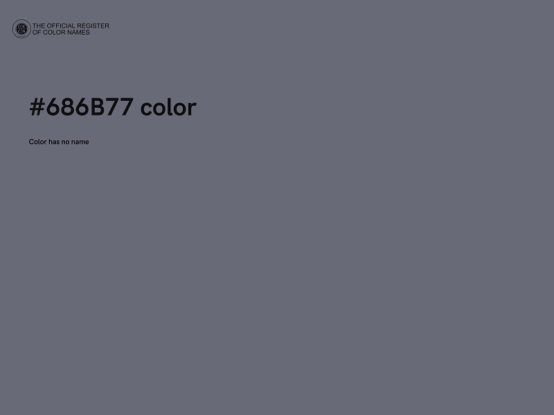 #686B77 color image