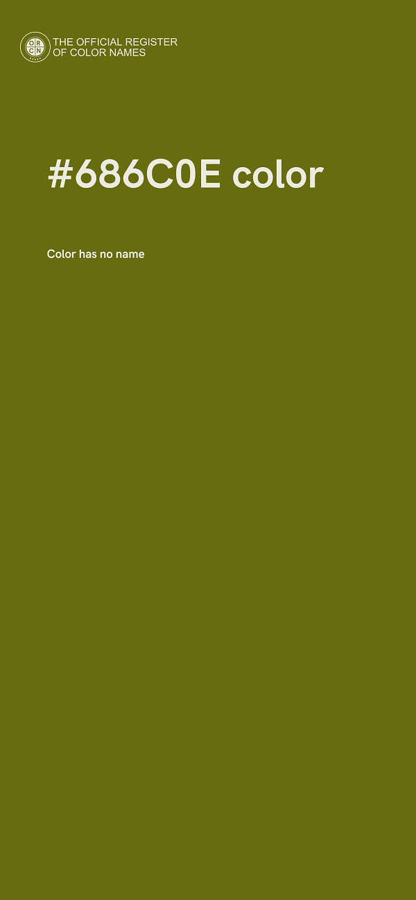 #686C0E color image