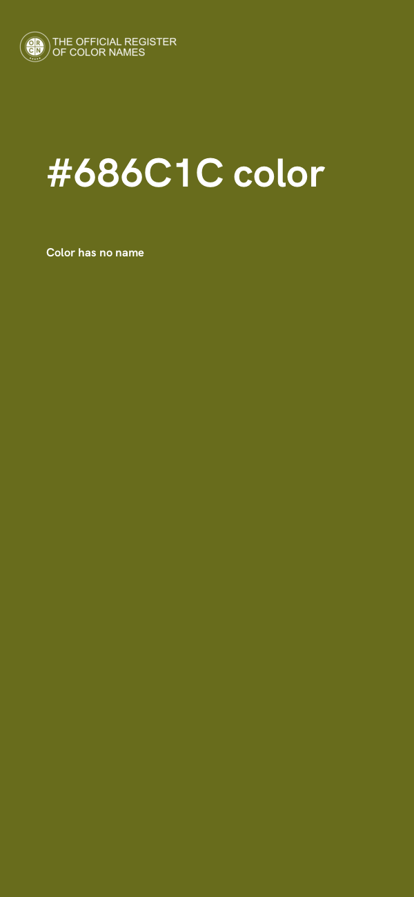#686C1C color image