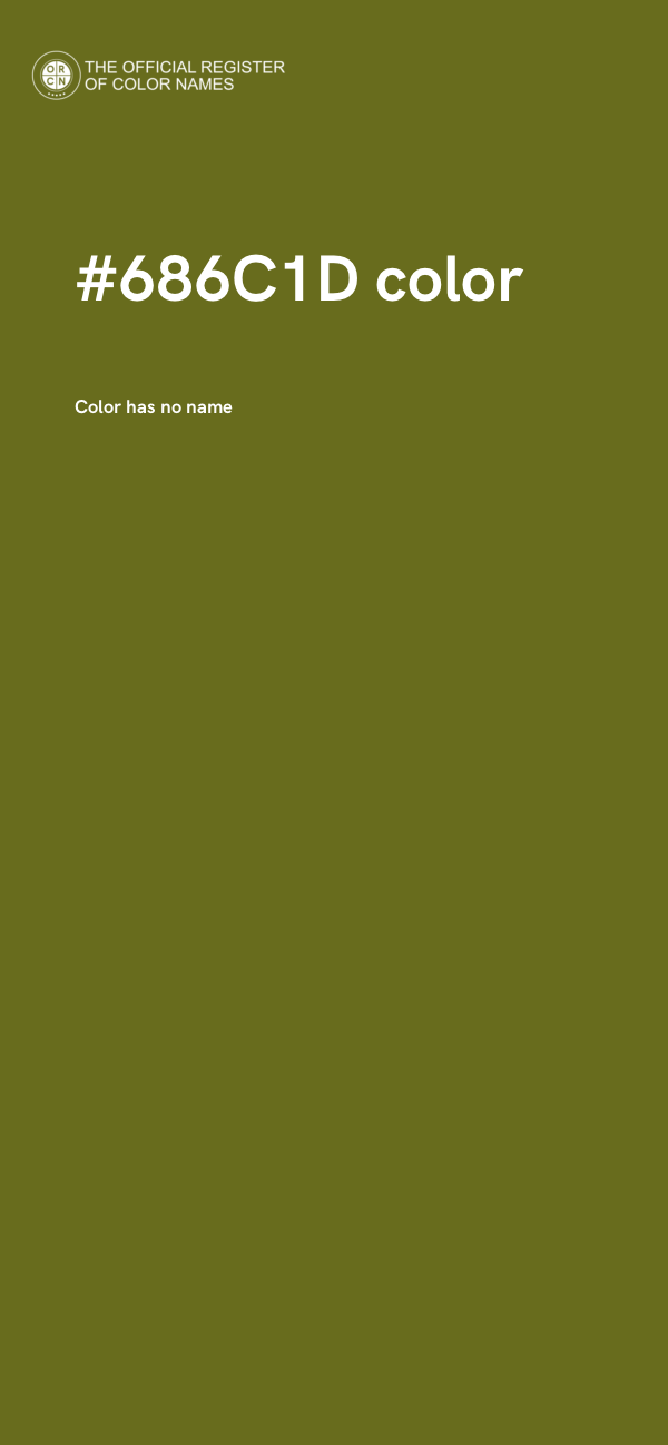 #686C1D color image