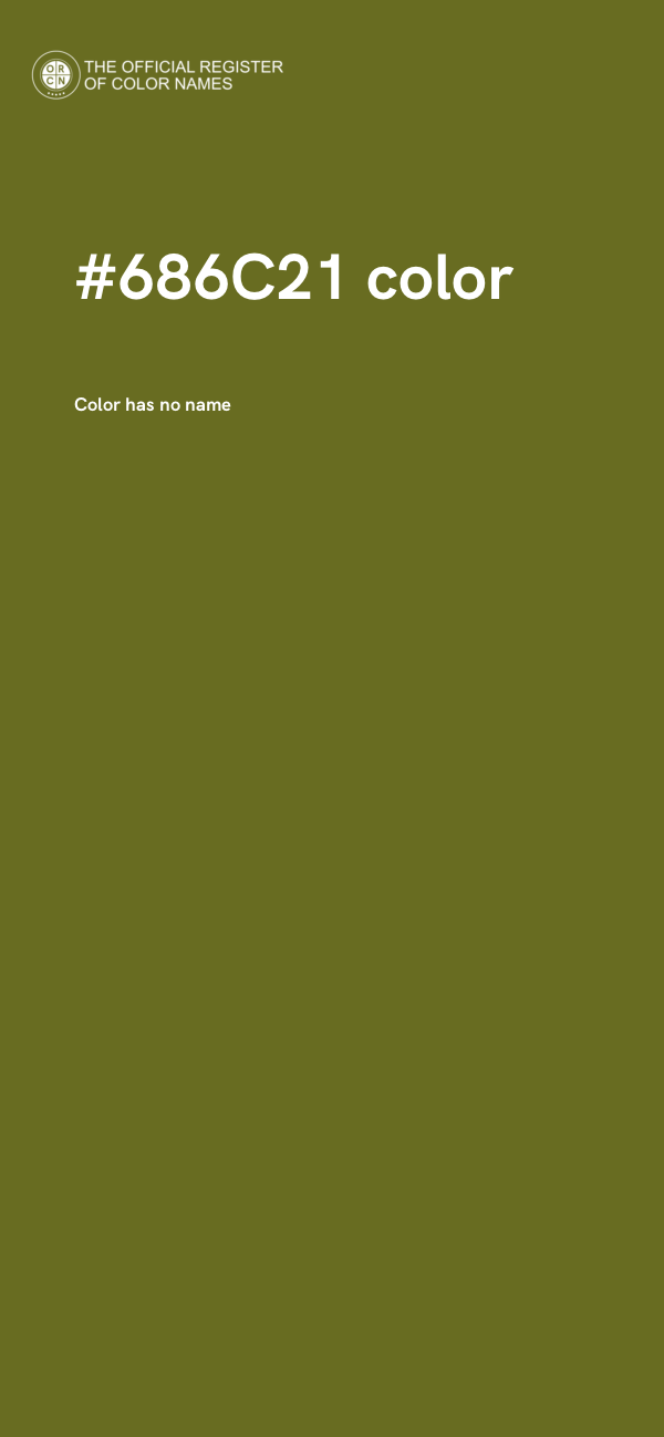 #686C21 color image