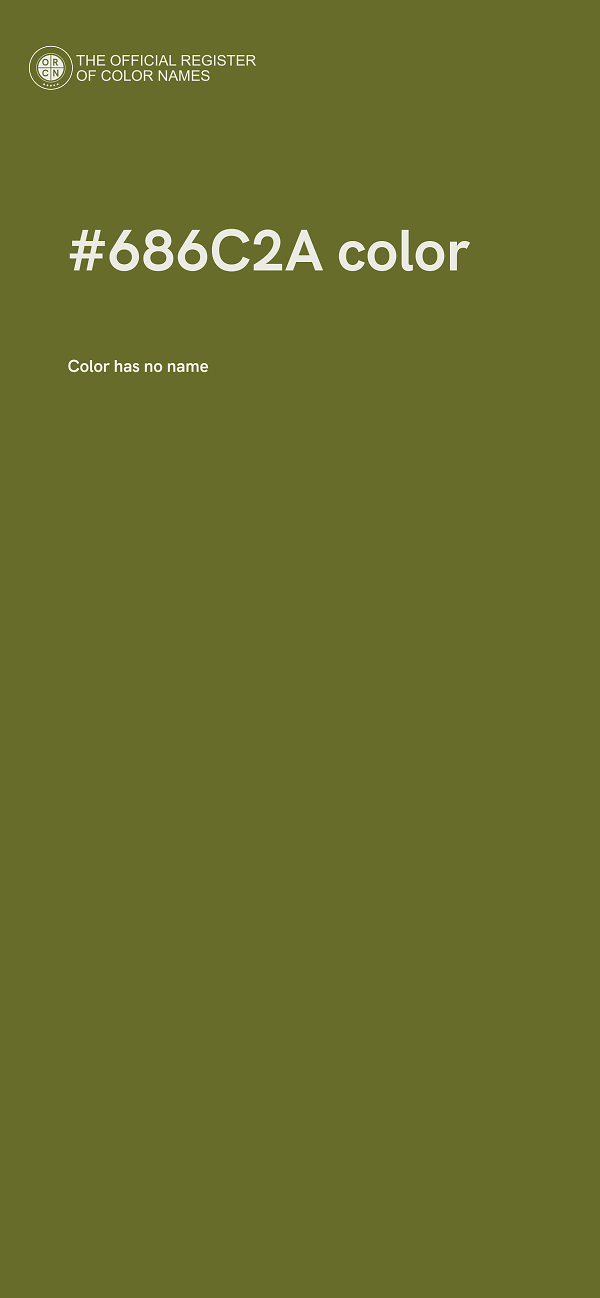 #686C2A color image