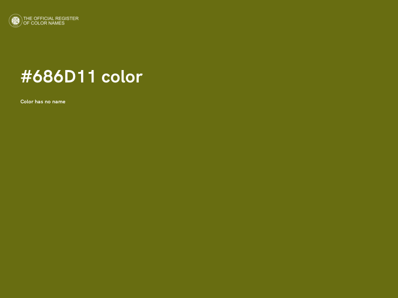 #686D11 color image