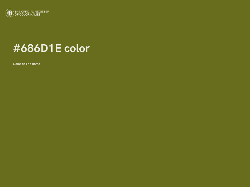 #686D1E color image