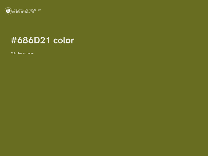 #686D21 color image