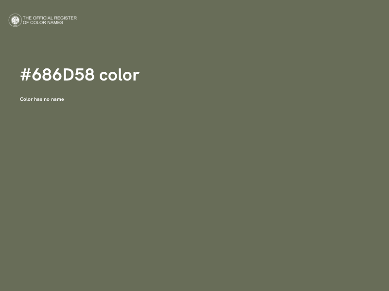 #686D58 color image