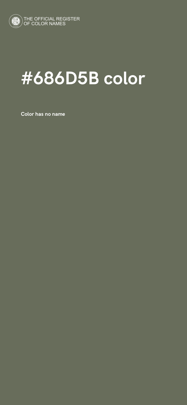 #686D5B color image