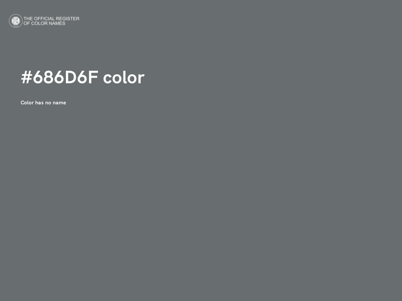 #686D6F color image