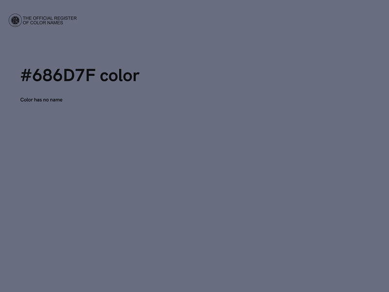 #686D7F color image