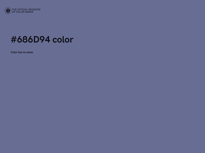 #686D94 color image