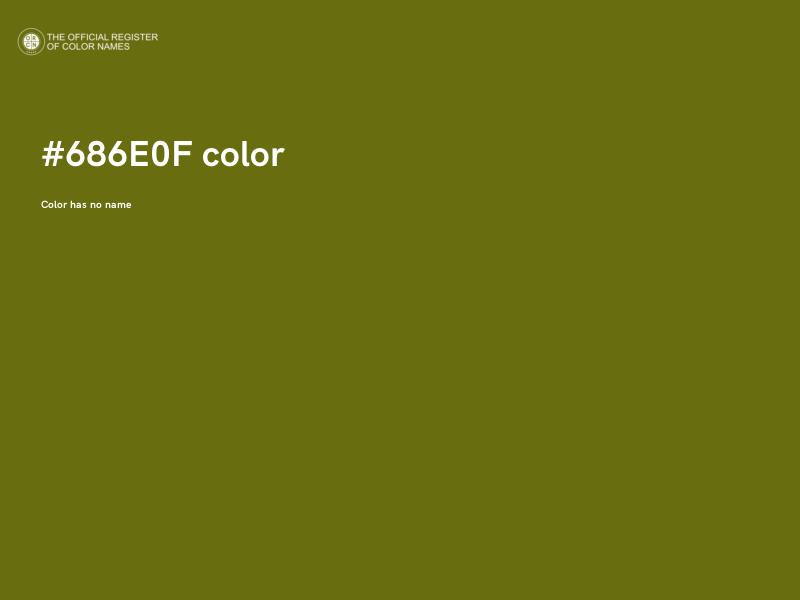 #686E0F color image