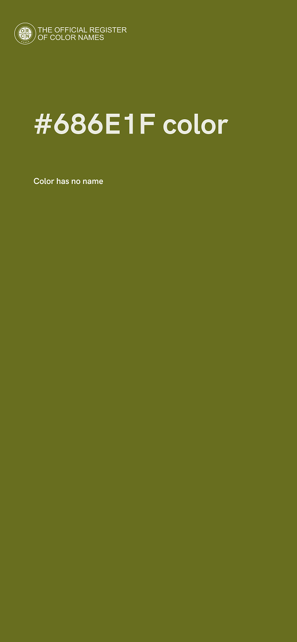 #686E1F color image