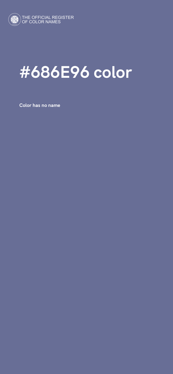 #686E96 color image