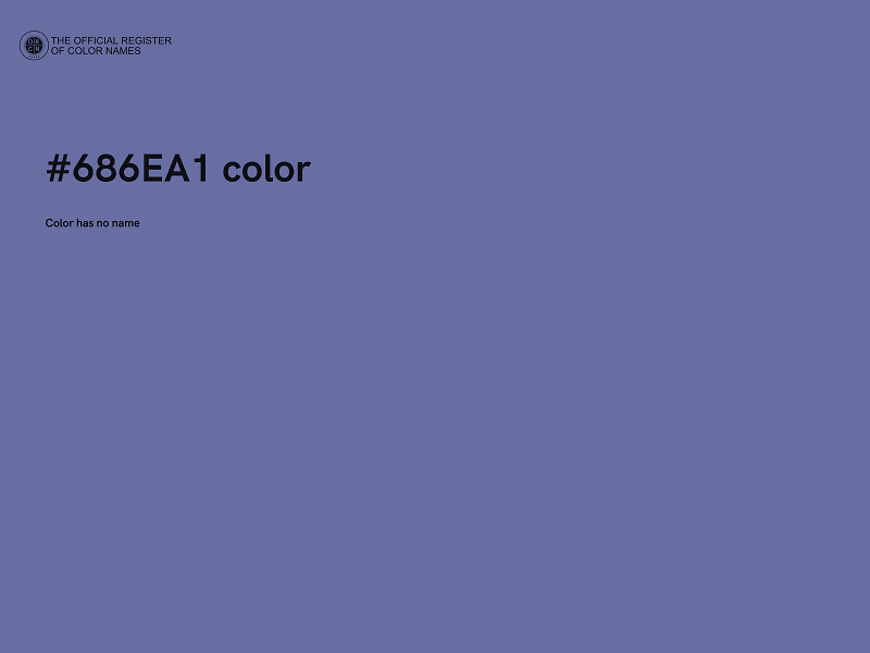 #686EA1 color image