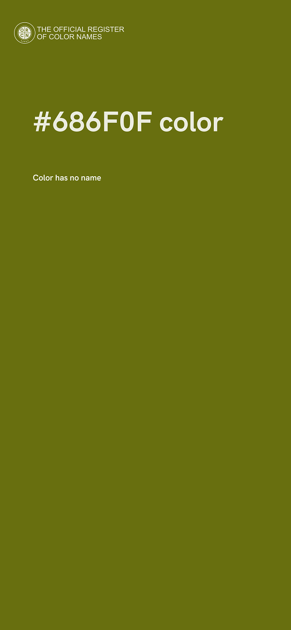 #686F0F color image