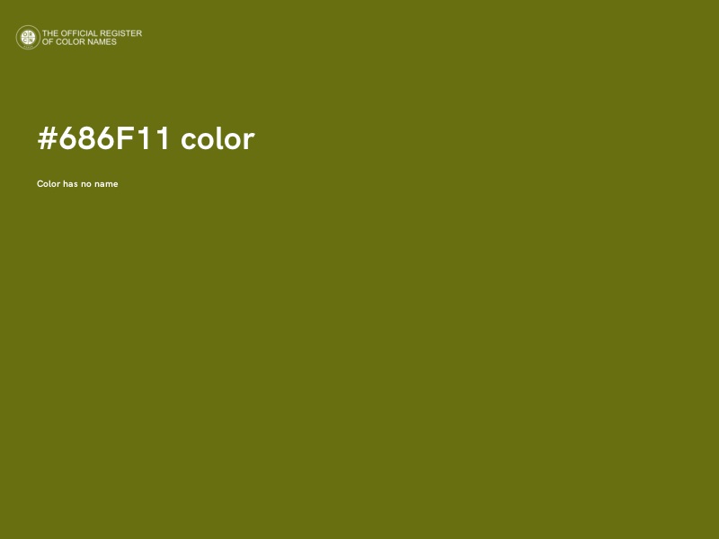 #686F11 color image