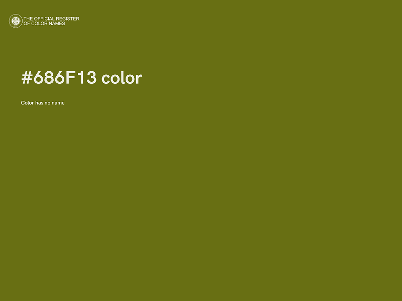 #686F13 color image