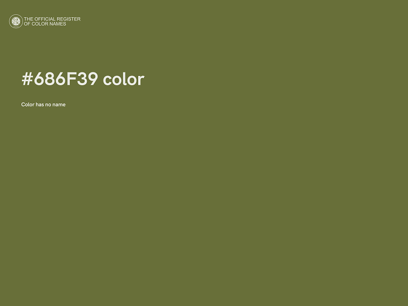 #686F39 color image