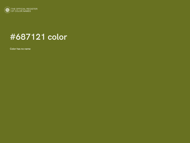 #687121 color image