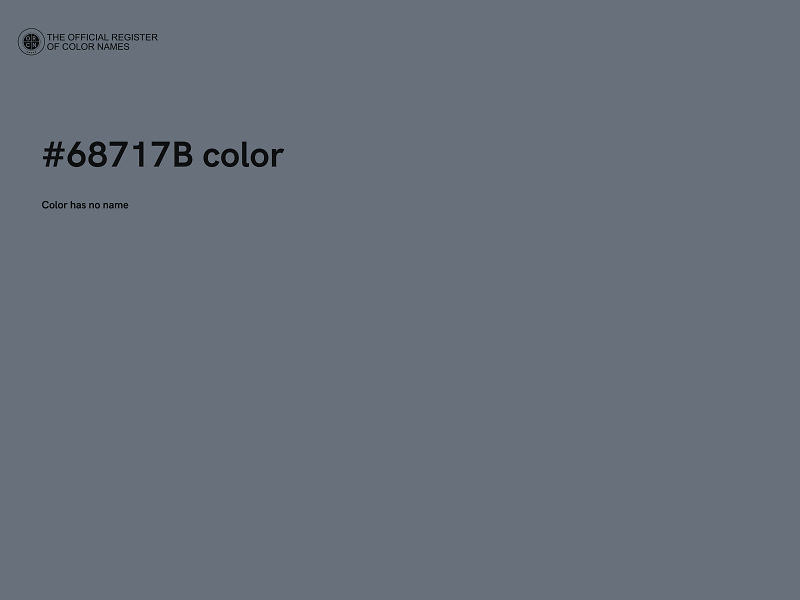#68717B color image