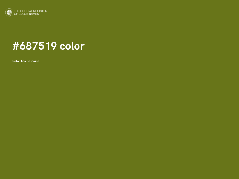#687519 color image