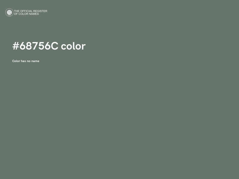 #68756C color image