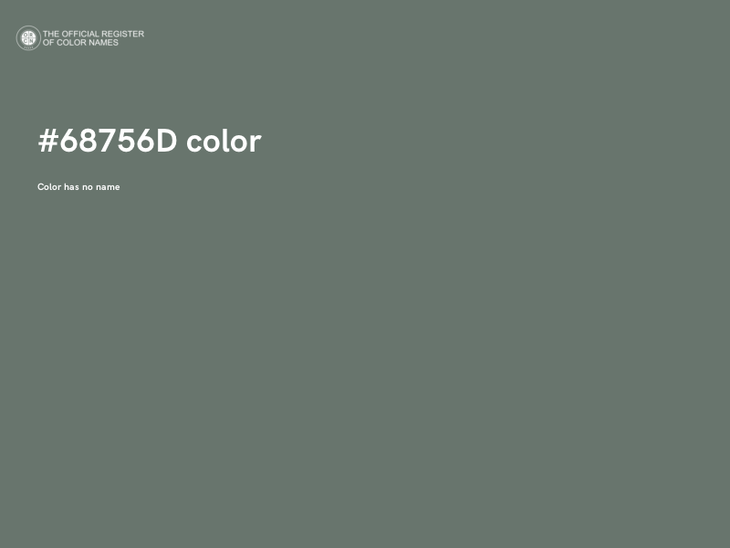#68756D color image