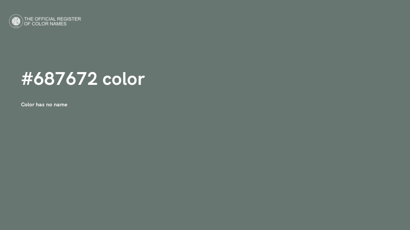 #687672 color image