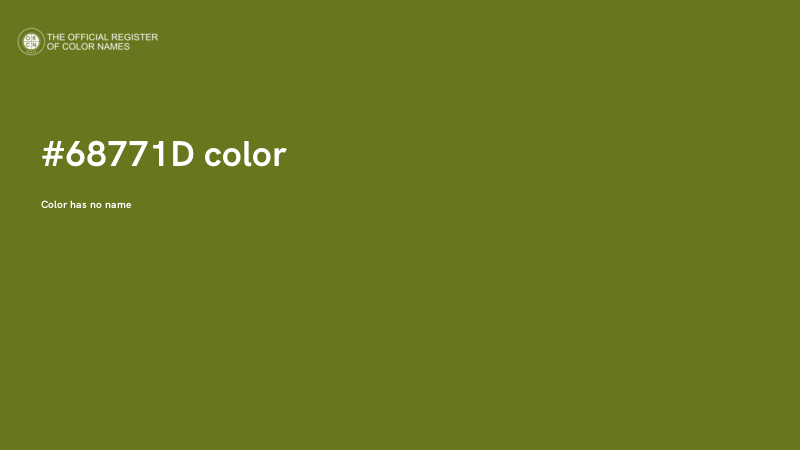 #68771D color image