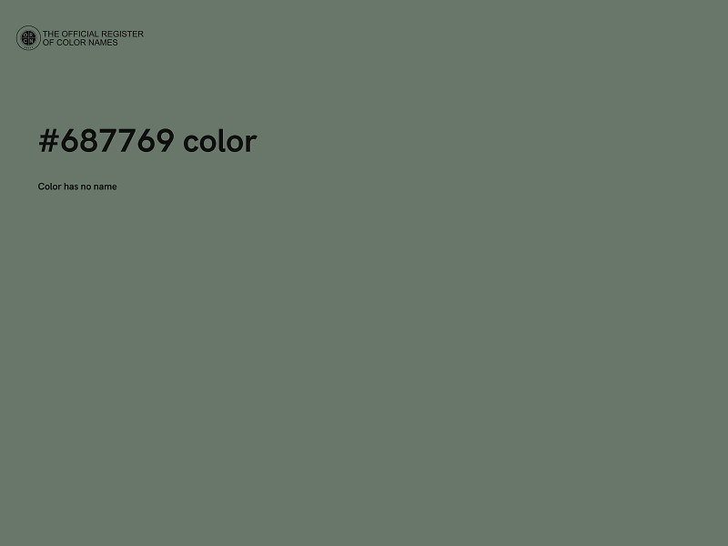 #687769 color image