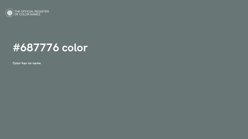 #687776 color image