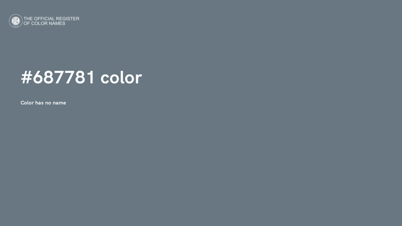 #687781 color image