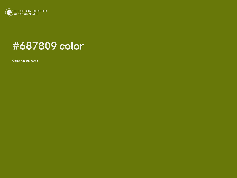 #687809 color image