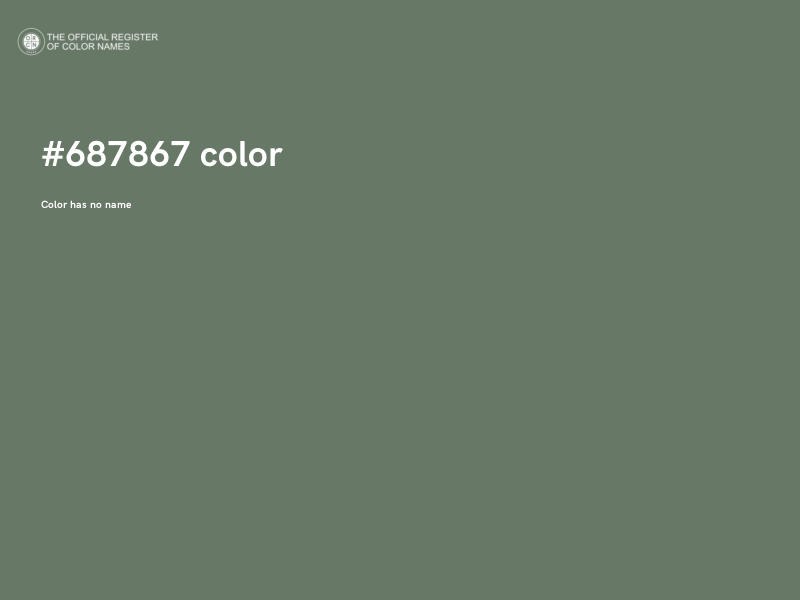 #687867 color image