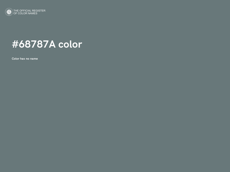 #68787A color image