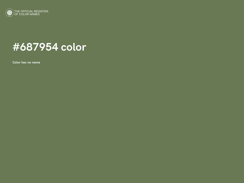 #687954 color image