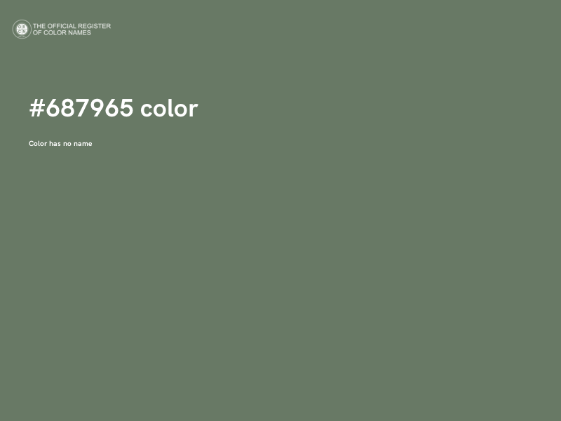 #687965 color image